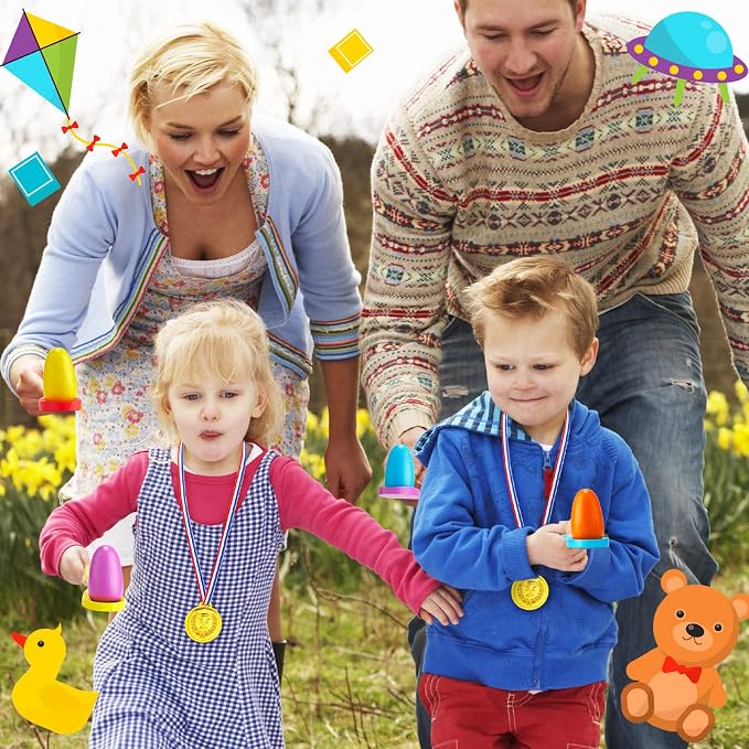 Yunsailing 40 Pieces Potato Sack Race Bags Large Bags Lawn Outdoor Games Party Games for Kids School Adults Family Backyard Party Birthday Outside Egg Spoon Race Easter