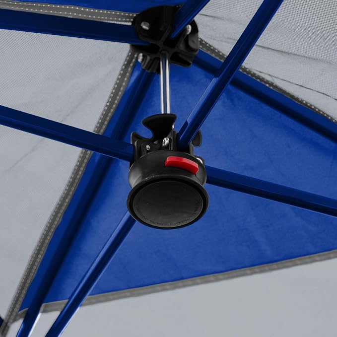 Logo Brands NCAA 12x12 Solo Up Canopy - 144 Square Feet of Shade – One-Person Easy Setup, UV-50 Protection, Rolling Storage Bag – Perfect Tent for Tailgates and Outdoor Events