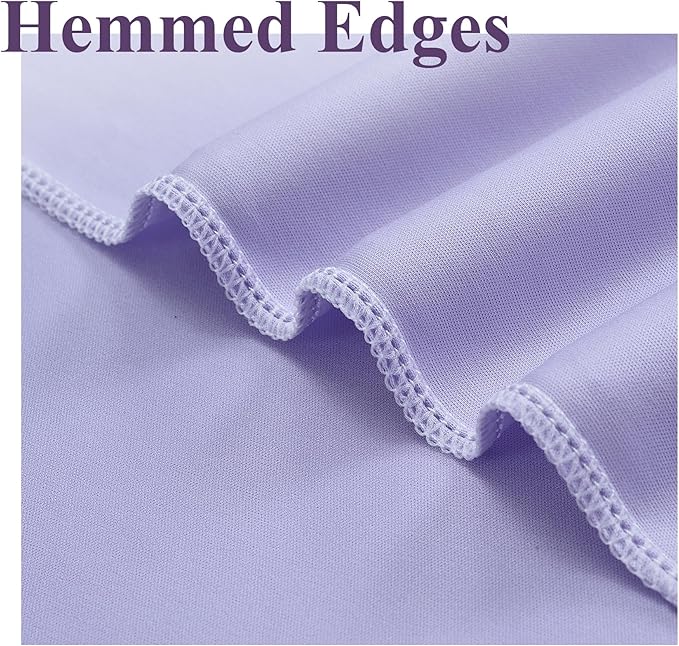 10ftx10ft Wrinkle Free Lavender Backdrop Curtain for Parties, Polyester Photo Backdrop Drapes Purple 2 Panels 5x10ft for Wedding Birthday Photography Background Indoor Outdoor