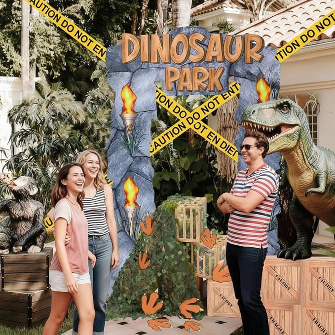 Tinlade 21 Pack Dinosaur Party Decorations Set 12 inch Dinosaur Theme Boxes Animals Decoration Boxes Table Centerpieces for Birthday Supplies Decorations