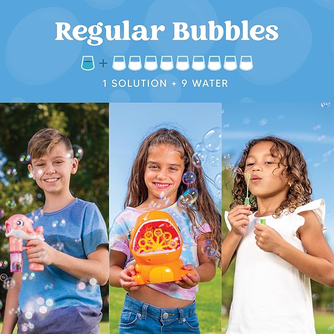 JOYIN 100 Oz Concentrated Bubble Solution (up to 8 Gallon) for Large Party in Summer Celebrations, Party Favor, Bubble Summer Toy, Classroom Prizes, Easter (Orange)