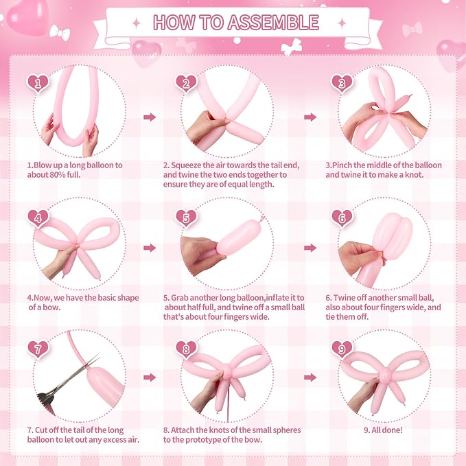 154 pcs Coquette Birthday Decorations,Pink Bow Decorations for Women,Happy Birthday Banner For Girl,Pink and White Balloon Arch Kit with Tablecloth Backdrop Cake Topper