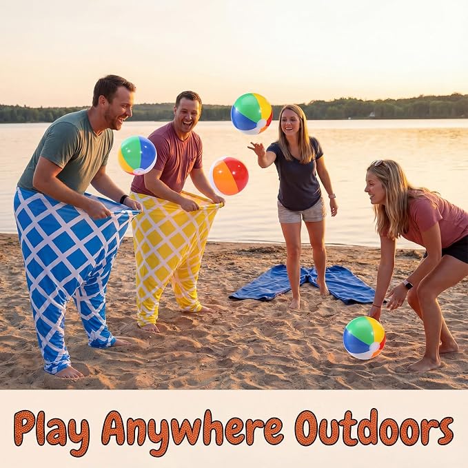 Ceenna Funny Granny Pants Game Set, Giant Pants Yard Games for Adults Players, Hilarious Team Relay Toss Race for Backyard Lawn Party Camping Family Reunion Carnival