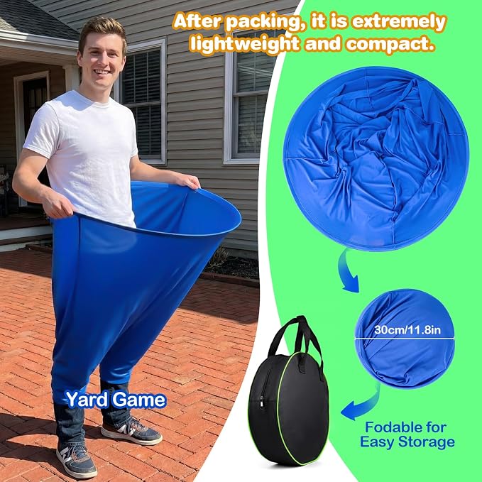 Granny Pants Yard Game for Kids & Adults- Giant Outdoor Carnival Game for Family Parties, Company Team Building, Backyard, Lawn Reunion Fun