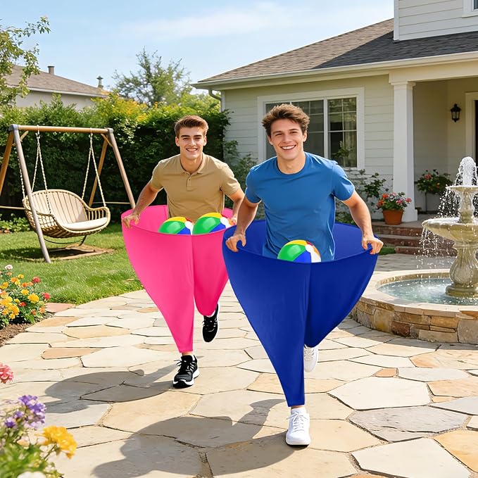 Granny Pants Yard Game Giant Granny Pants Outdoor Game Includes Bouncy Balls & Air Pumps Hilarious Outdoor Games for Adults and Family Backyard Gatherings Beach Games Team-Building Activities
