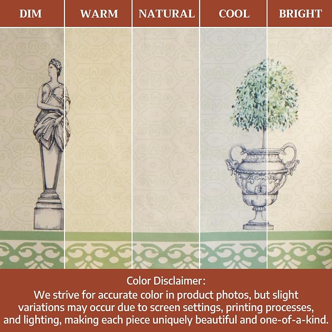 Maison d' Hermine Table Cloth Round Table 100% Cotton 69 Round Inches Tablecloth Reusable Decorative for Dining Kitchen Room Farmhouse Party Home Hotel Restaurant Spring Summer - Jardin Du Roy