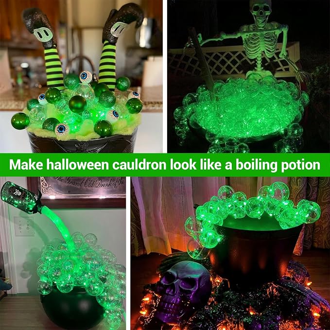 YEGUO Green Fairy Lights Battery Operated, 4 Pack Each 16ft 50 LED Mini String Lights, 2 Modes Silver Wire Christmas Twinkle Light Indoor for Halloween Bedroom Wedding Party Holiday Gift