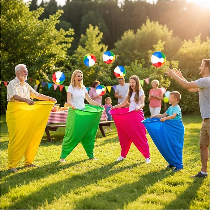 Granny Pants Yard Game for Kids & Adults- Giant Outdoor Carnival Game for Family Parties, Company Team Building, Backyard, Lawn Reunion Fun