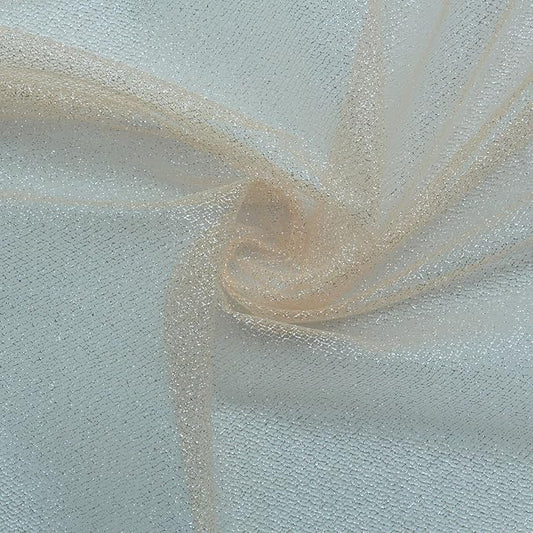 Glitter Tulle Fabric by The Yard-56Inch Wide 5.5Yards, Gold Sparkling Tulle for Wedding Party Decor, Tutu Skirt, Gift Wrapping, Bridal Shower, Soft Drape DIY Craft Fabric-Champagne Gold-2PCS