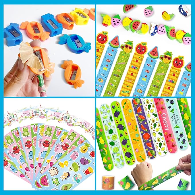 Goodie Bags for Birthday Party, 12 Pack Stationery Return Gifts for Birthday Party – Classroom Gifts for Students Class Gift Rewards Prizes