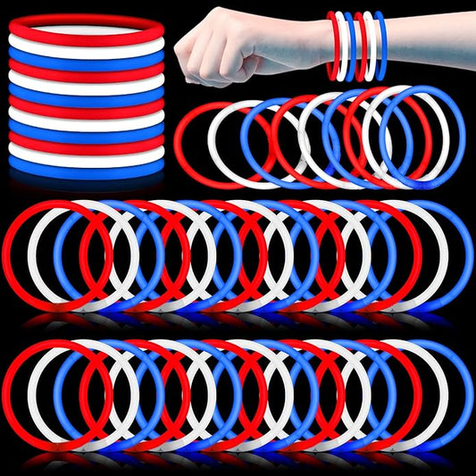 240 Glow Sticks Bulk Party Favor Pack - Halloween Glow in the Dark 8" Necklaces and Bracelets With Connector - Neon for Adult Christmas Birthday Party