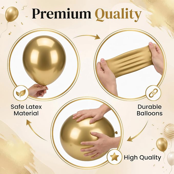 Balloon Column Stand Kit with Balloons, Base and Pole, Balloon Column Kit for Floor or Table Backdrop Decoration for Party Wedding Baby Shower Birthday Graduation (Soft Rose Gold)