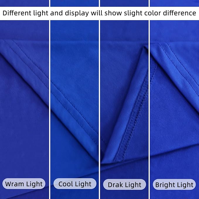 Royal Blue Arch Cover 6ft Spandex Arch Cover Round Top Arch Stand Cover Stretchy Arch Wall Cover Classic Chiara Arch Cover Backdrop Fabric Fitted Arched Cover for Wedding Theme Party Decor