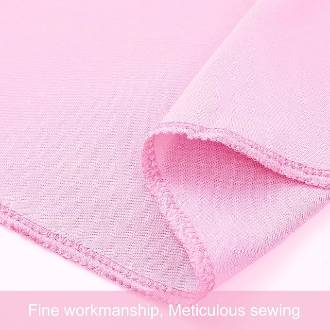 6 Panels Pink Backdrop Curtains for Wedding Party Wrinkle Free Backdrops Curtain Drapes Fabric Decorations Photo Back Drop Cloth for Baby Shower Photography Stage Reception 30ft(W) x 12ft(H)