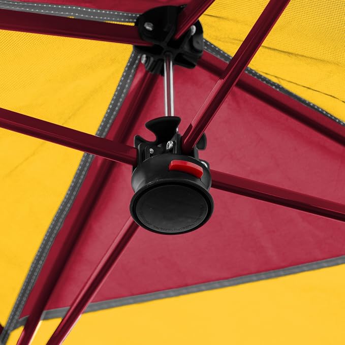 Logo Brands NCAA 12x12 Solo Up Canopy - 144 Square Feet of Shade – One-Person Easy Setup, UV-50 Protection, Rolling Storage Bag – Perfect Tent for Tailgates and Outdoor Events