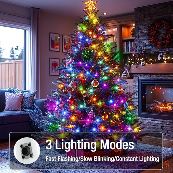 6 Pack Fairy Lights Battery Operated - 7ft 20 Led Twinkle Lights 3 Modes, Multi-Colored Bulk Mini String Lights Waterproof for Mason Jars Vases DIY Party Wedding Decoration Christmas