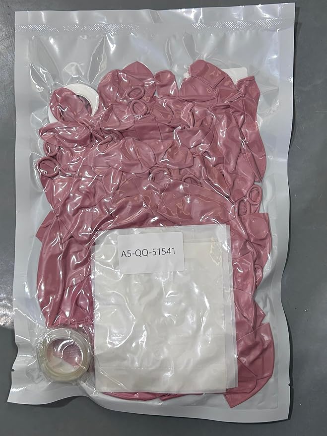 Dusty Pink Balloons, 113Pcs 18/12/10/5 In Vintage Retro Blush Pink Helium Latex Balloon Garland Kit, Different Size Matte Dusty Rose Party Balloons for Boho Birthday Baby Shower Wedding Decorations