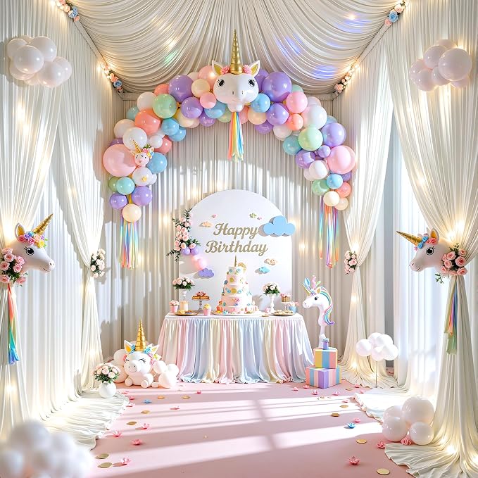 Ivory Glitter Backdrop Curtains - 10x12FT Satin Photo Backdrop, Wrinkle-Free Shimmer Back Drop Cloth Shiny Drapes for Photobooth Wedding Birthday Parties Photoshoot Background Decorations