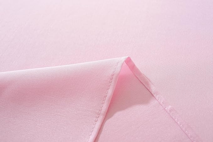 5 Pack Square Tablecloth 70 x 70 Inch Pink Tablecloth, Polyester Fabric Washable Table Cloth for Home, Party, Wedding or Restaurant Use.