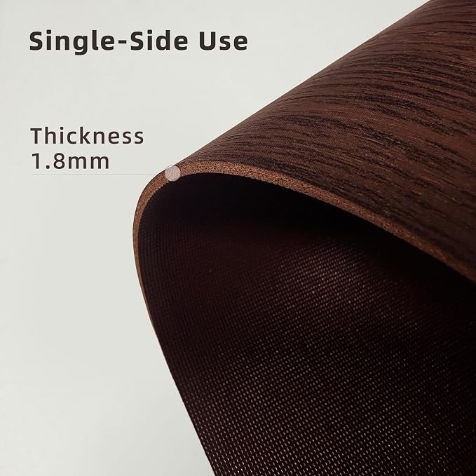 Round Table Mats - Can Be Used On Both Sides Waterproof and Easy to Clean Good Flatness Used for Dining Table(Walnut Wood Grain Dia.54Inch)