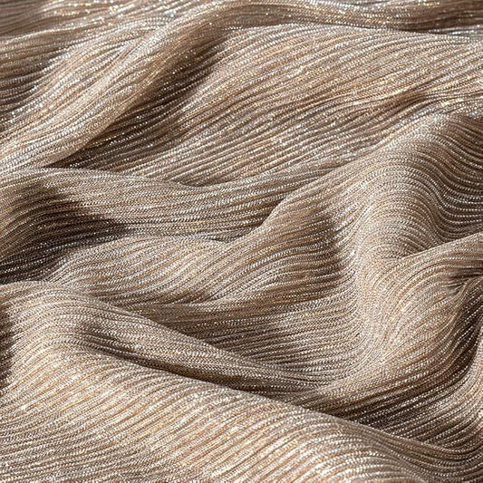 White Gold Tulle Stretch Fabric 57 Inch Wide Glitter Shiny Sequins Fabric 5 Yards Soft Sparkly Tulle Fabric by The Yard for Party Decoration,Bridal,Wedding,Gift Wrapping,DIY Crafts
