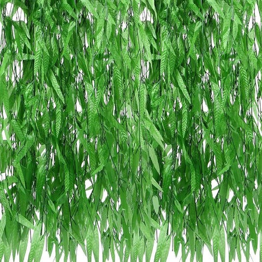 200pcs 1200 Ft Artificial Ivy Garland Fake Wall Vines for Bedroom Decor Artificial Greenery Ivy Hanging Vine Fake Plants for Jungle Party Room Home Garden Outdoor Wedding Decor