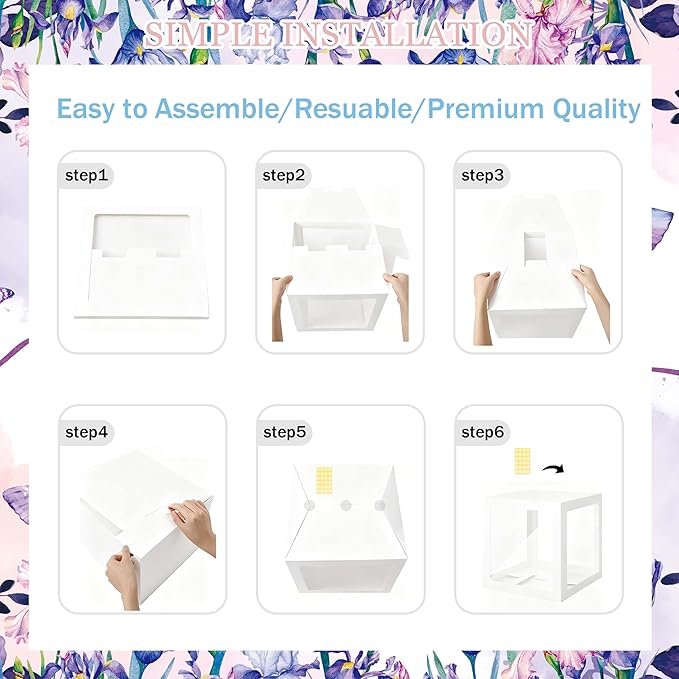Purple Butterfly Baby Shower Decorations for Girl - Lavender Pink Party Supplies Include Balloon Garland Arch, Backdrop, Table Cover, 4 Boxes, Foil Balloons - A Little Butterfly is on the Way
