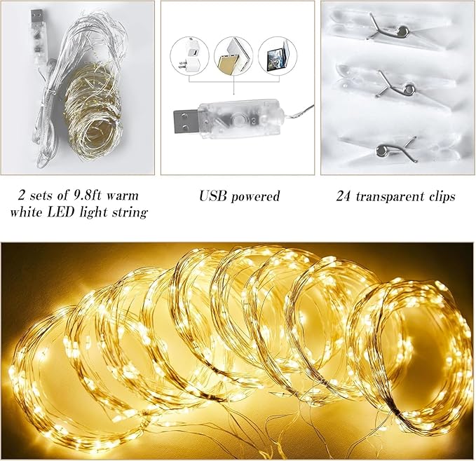 20x10ft White Backdrop Curtains with Lights Photo Drapes Wrinkle Free Fabric Backdrop Curtain for Wedding Birthday Party Baby Shower Bridal Shower Home Party Background Decorations
