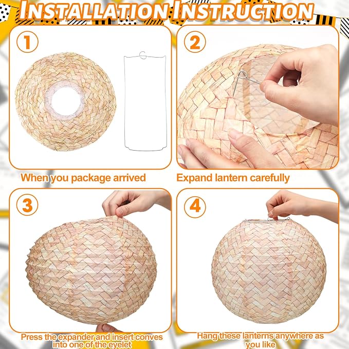 Retisee 12 Pcs 10 Inch Hanging Paper Lanterns Party Decorations Pastel Classroom Decor for Birthday Back to School Party Decoration for Classrooms Wedding Birthday Ceilings(Vintage Color,Linen)