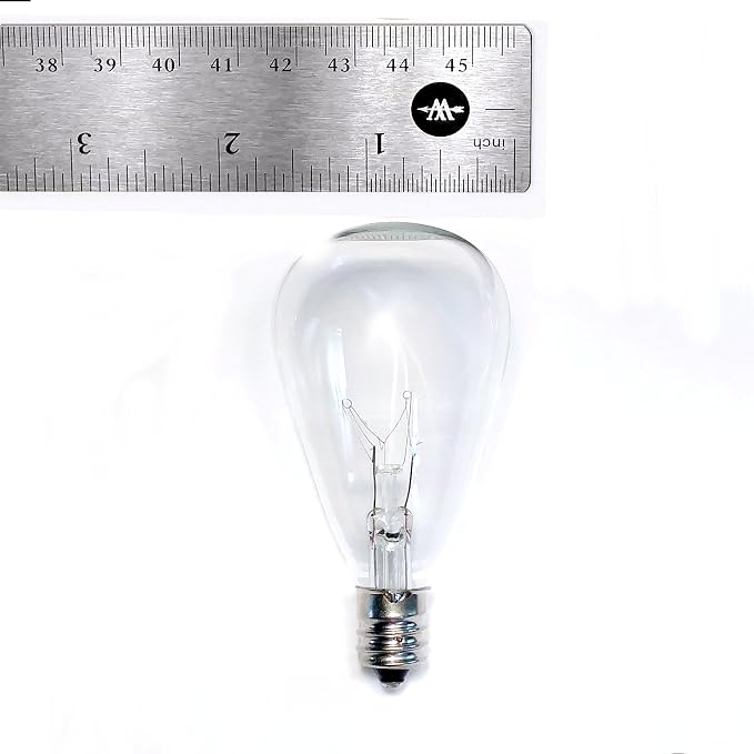Hometown Evolution, Inc. Box of 25 ST11 Clear 5 Watt C7 Base Replacement Bulbs