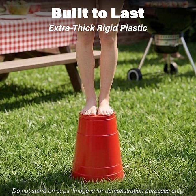 GoPong Giant Yard Pong Outdoor Game - Jumbo Sized PRO Set – Fun Beach and Lawn Party Games for Adults