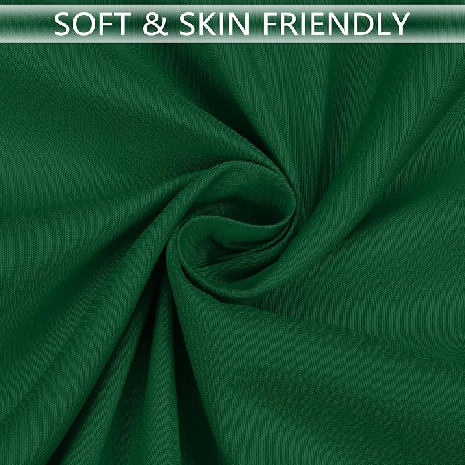 8 Packs 90 Inch Hunter Green Round Tablecloth in Diameter, Washable Polyester Fabric Tablecloths, Wrinkle Resistant Table Cloth for Wedding Party Banquet Dining
