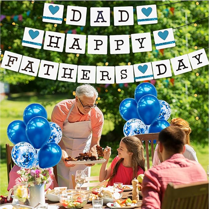 ZJDHPTY 4Set Blue Balloon Stand Table Centerpieces Party Decor | Blue Balloons,Blue Party Decorations for Birthday Graduation Retirement Anniversary Father's Day,New Years Eve Party Supplies