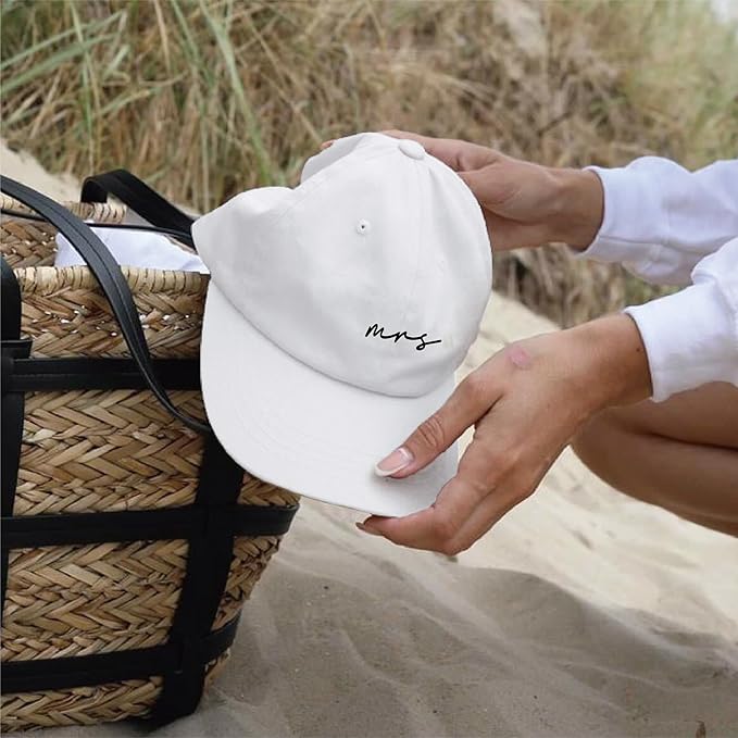 Mr and Mrs Hats for Honeymoon Essentials,Engagement Gifts for Couples,Wedding Gifts for Bride and Groom