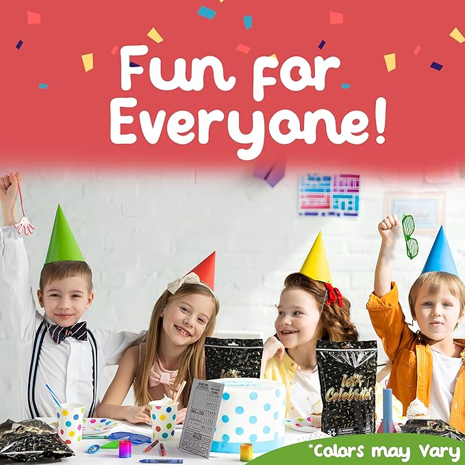 Crown Display Party Favors for Kids 10 Pre Filled Party Favor Bags - Let's Celebrate Fun Goodie Bags Stuffers for Kids with Fidget Toys and Small Toys Goody Bag Stuffers - Party Favors for Kids 4-8