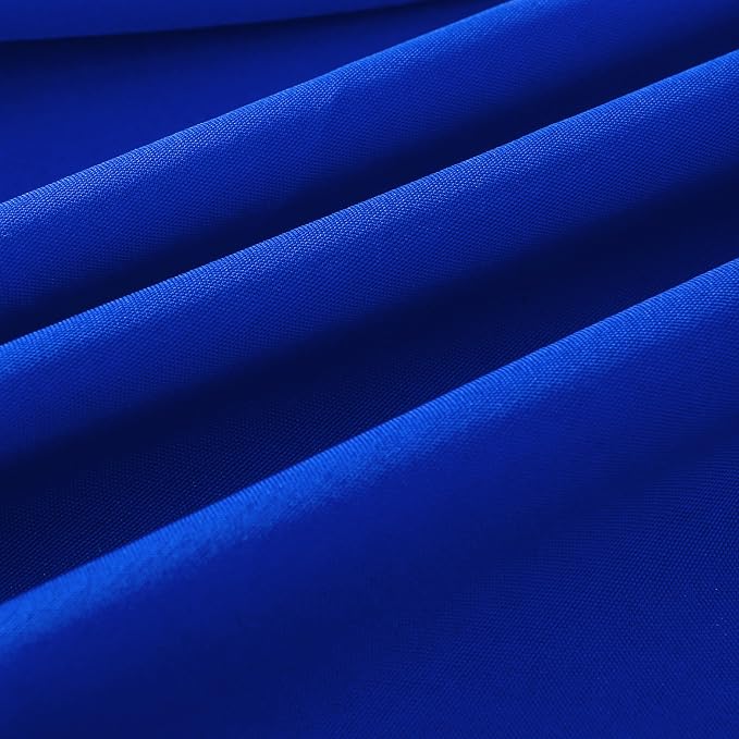 6-Pack 60x120 inch Royal Blue Table Cloths, Solid Stain and Wrinkle Resistant Oblong Tablecloth, Premium Plain Weave Polyester Fabric Rectangle Table Linen Covers for Hotel, Wedding
