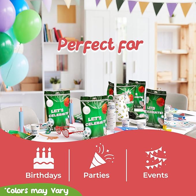 Crown Display Party Favors for Kids 10 Pre Filled Party Favor Bags - Sports Fun Goodie Bags Stuffers for Kids with Fidget Toys and Small Toys Goody Bag Stuffers - Party Favors for Kids 4-8