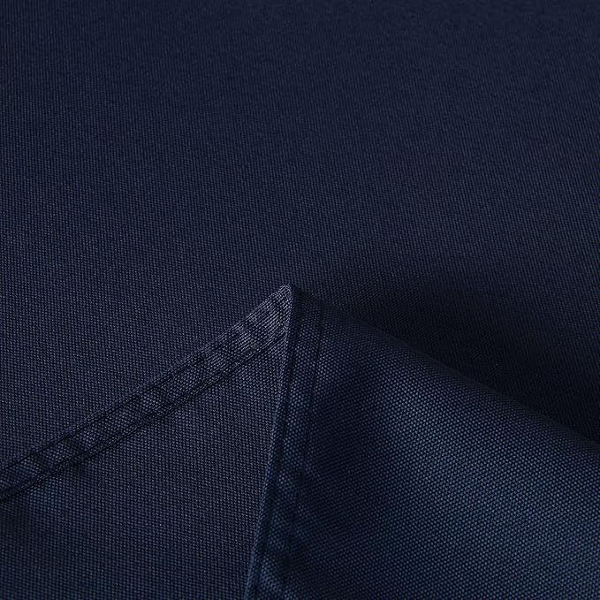 sancua Rectangle Tablecloth - 70 x 120 Inch - Stain and Wrinkle Resistant Washable Polyester Table Cloth, Decorative Fabric Table Cover for Dining Tables, Buffet Parties and Camping, Navy
