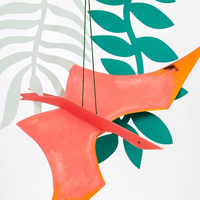 Meri Meri Dinosaur Kingdom Party Banner (Pack of 1), 10' Party Garland Including Excess Cord