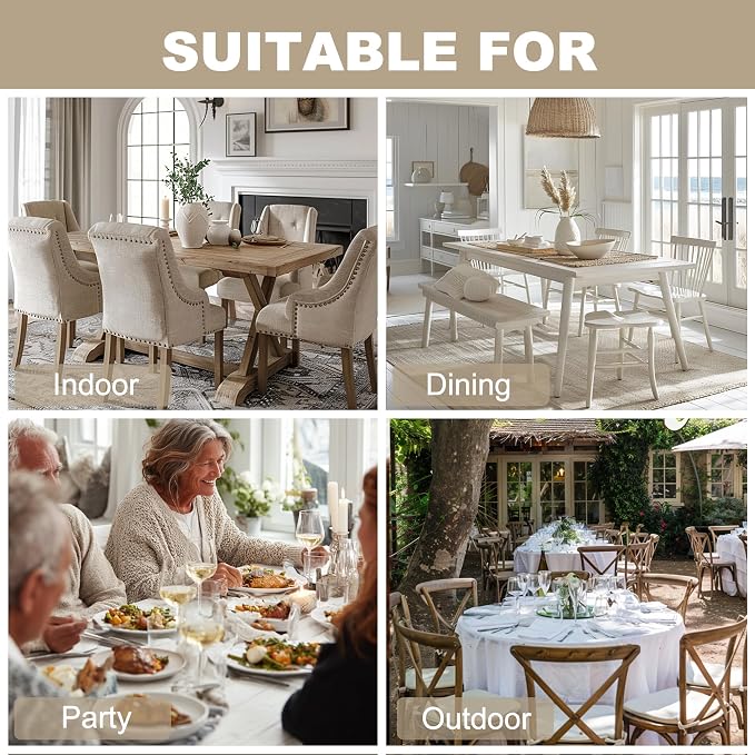 Hiasan Faux Linen Rectangle Tablecloth - Wrinkle and Stain Resistant Washable Table Cloth for Kitchen Dining Room Holiday Table Cover for Dinner, Green, 60 x 120 Inch