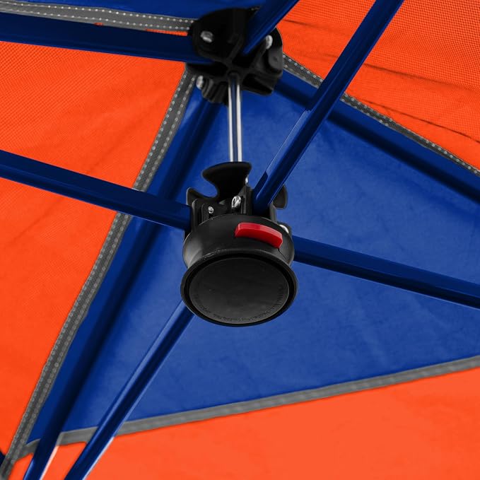 Logo Brands NCAA 12x12 Solo Up Canopy - 144 Square Feet of Shade – One-Person Easy Setup, UV-50 Protection, Rolling Storage Bag – Perfect Tent for Tailgates and Outdoor Events