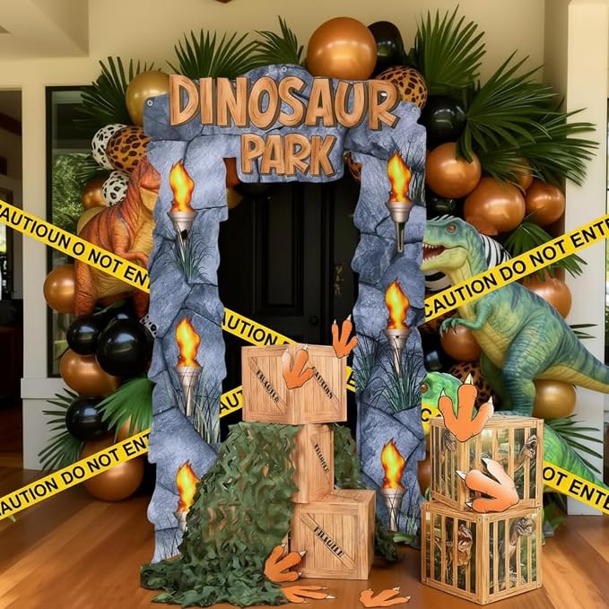 Tinlade 21 Pack Dinosaur Party Decorations Set 12 inch Dinosaur Theme Boxes Animals Decoration Boxes Table Centerpieces for Birthday Supplies Decorations
