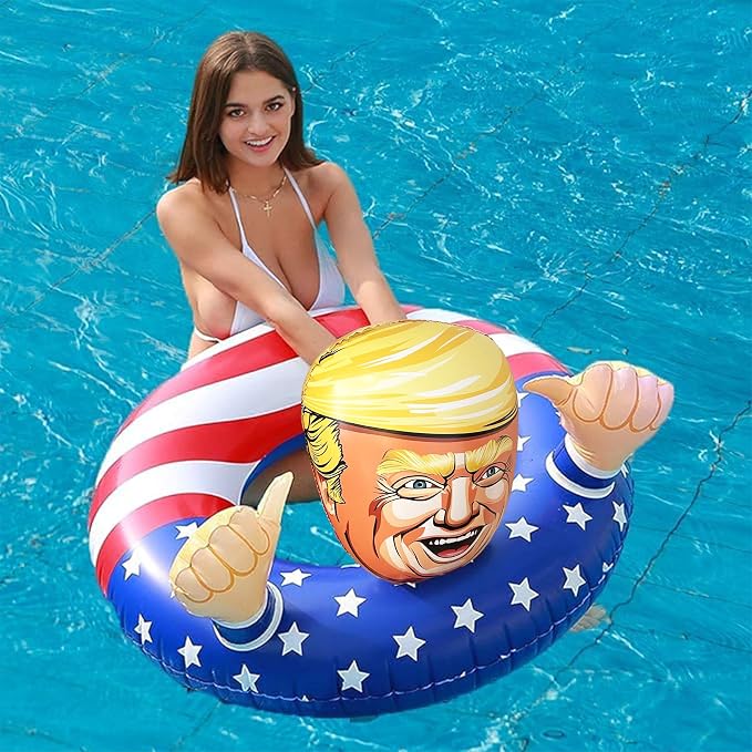 Inflatable Pool Float American Pool Float for Summer Pool Party