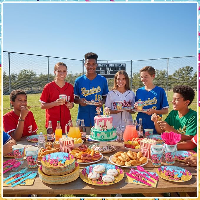 FoldTier 350 Pcs 67 Meme Party Supplies Plates Napkins Fork Paper Cup Ice Cream Disposable Six Seven Themed Tableware Set 6 7 Meme Birthday Party Decorations for Guest Dinner Serves 50