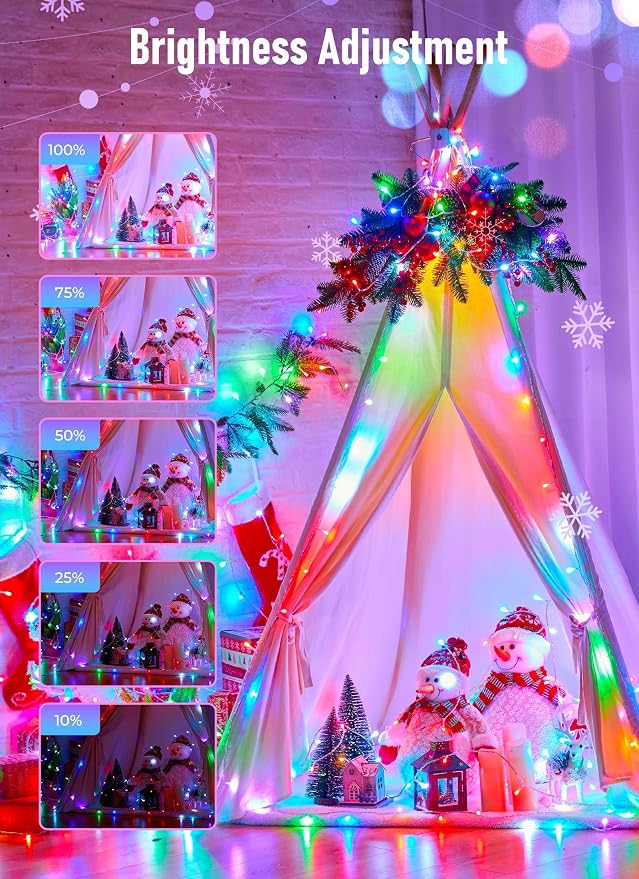 Minetom String Lights Color Changing - 22 Colors 66FT 200 LED Fairy String Lights with Remote,Twinkle Fairy Lights Indoor with 12 Lighting Modes, Pastel Easter Lights for Bedroom