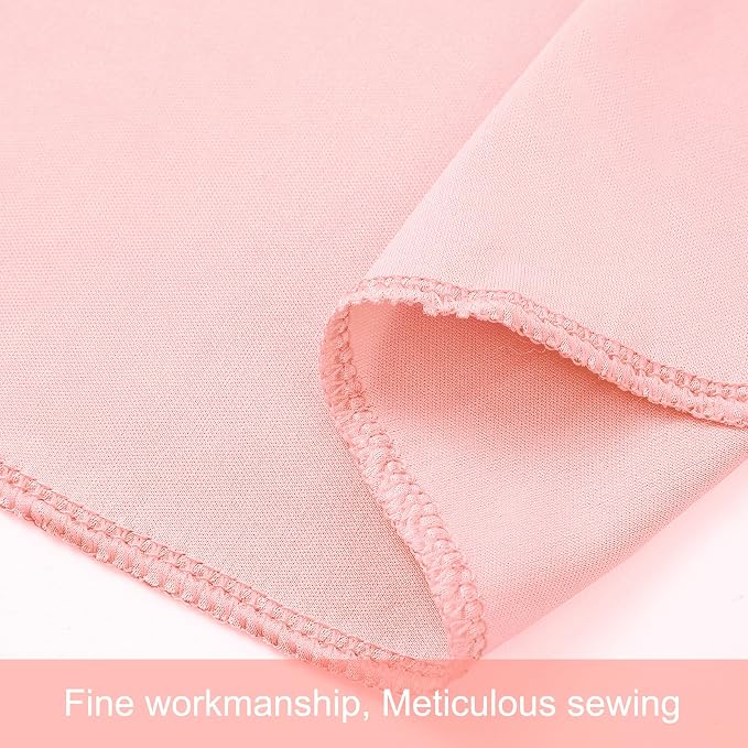 10 Panels Blush Pink Backdrop Curtains for Wedding Party Wrinkle Free Backdrops Curtain Drapes Fabric Decorations Photo Back Drop Cloth for Baby Shower Photography Stage Reception 50ft(W) x 12ft(H)