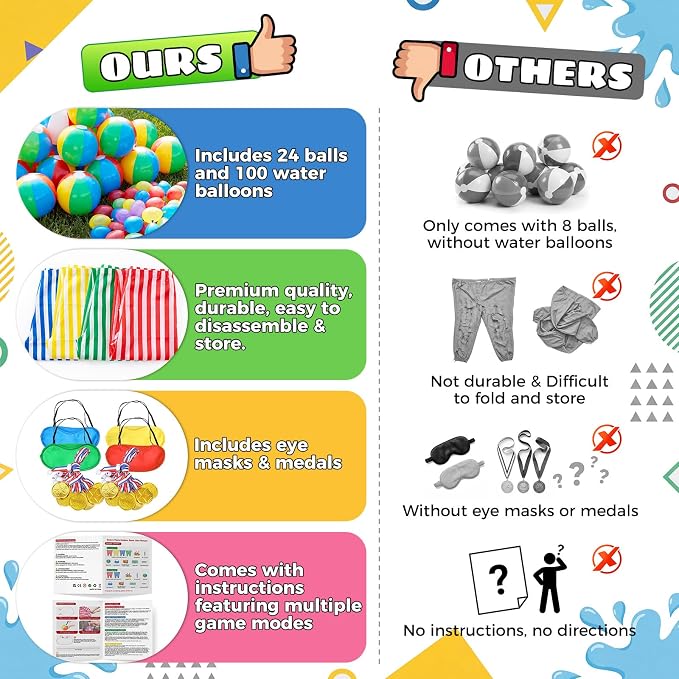 Granny Pants Yard Game Field Day Outdoor Giant Pants Games for Adults Kids Family Large Outside Lawn Backyard Carnival Picnic Camping Birthday Party Big Pants Tossing Game