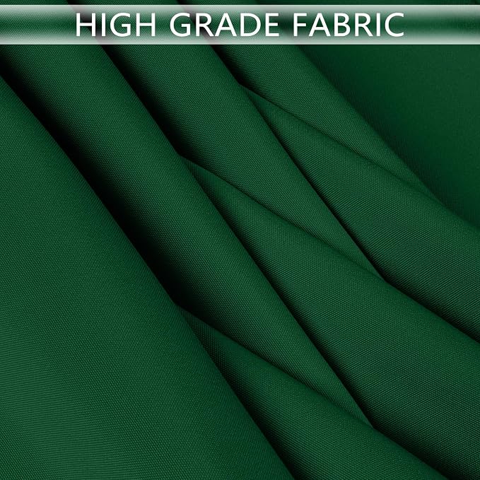 8 Packs 120 Inch Hunter Green Round Tablecloth in Diameter, Washable Polyester Fabric Tablecloths, Wrinkle Resistant Table Cloth for Wedding Party Banquet Dining