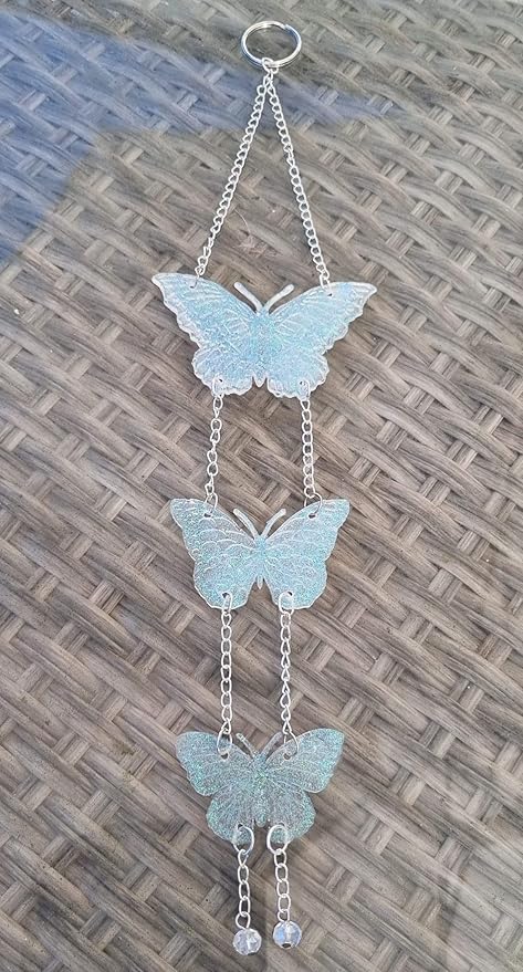 Katy Sue 3 Elegant Butterflies Silicone Mold for Cake Decorating & Crafts
