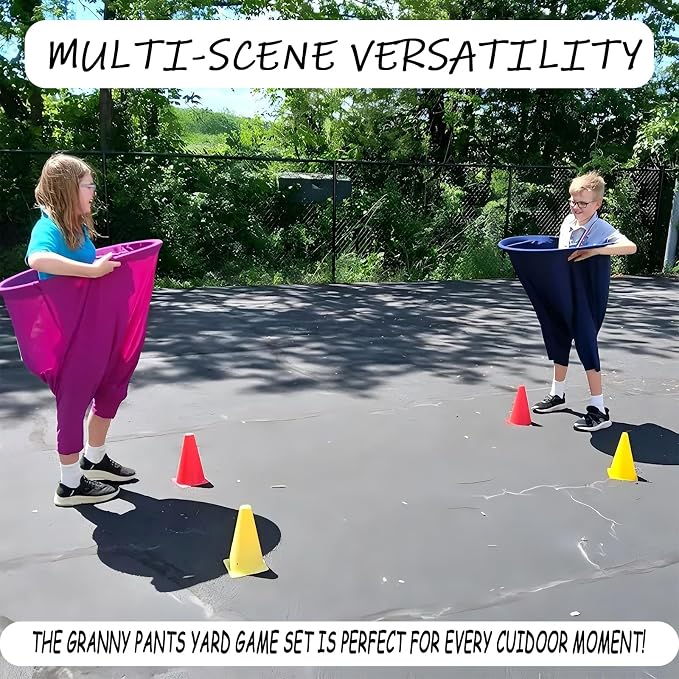 Granny Pants Yard Game, Field Day Games, Big Pants Ball Catch Game | Suitable for all ages,soft comfortable breathable fabric,sturdy durable,diverse play options adaptable to various scenarios
